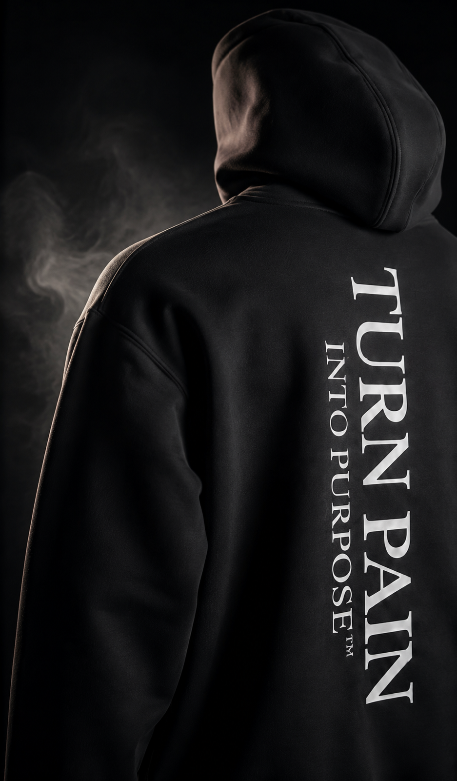 Black Pain2Purpose Athletics OG hoodie
